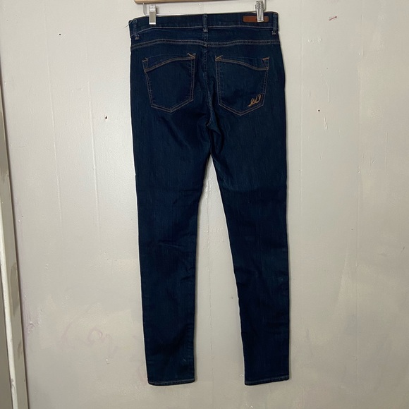 Express Jeans Women’s Size 8R Mia Legging Mid Rise Skinny Jean Dark Wash Jegging - Picture 4 of 9